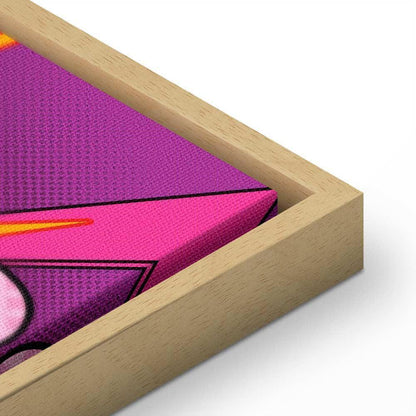 Leinwandbild - Energy of Colors (1-part) - English Text on Colorful Background