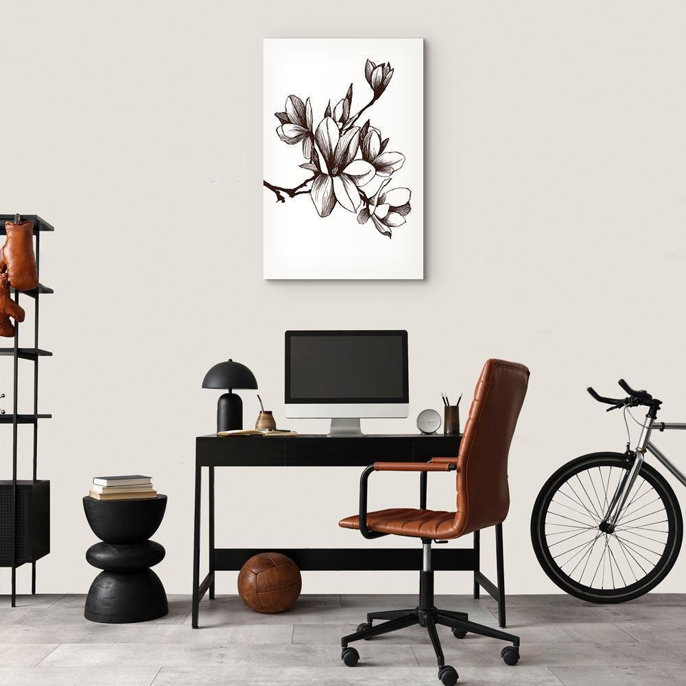 Leinwandbild - Renaissance Magnolias (1 Part) Vertical