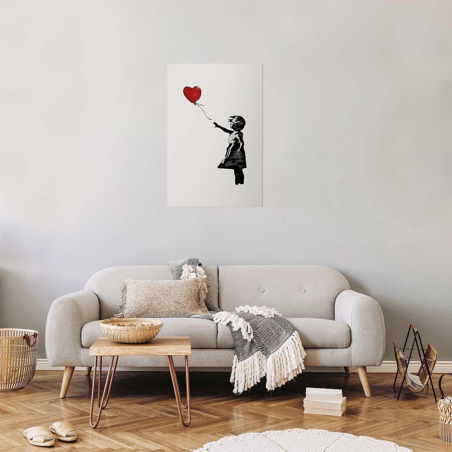 Poster - Banksy: Girl with a Balloon Artgeist