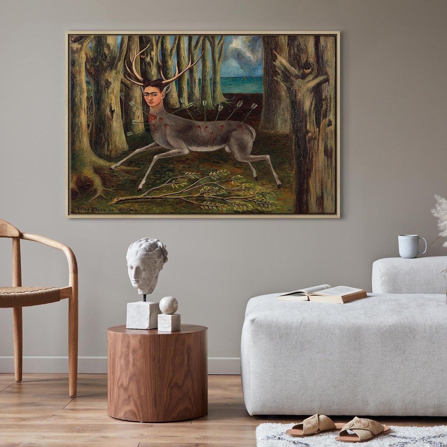 Leinwandbild - Frida Kahlo – The Wounded Deer