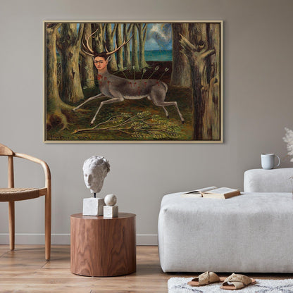 Leinwandbild - Frida Kahlo – The Wounded Deer