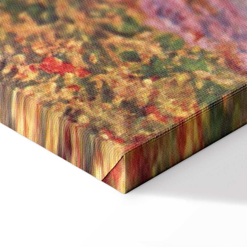 Leinwandbild - Claude Monet – Tulip Fields with Windmill