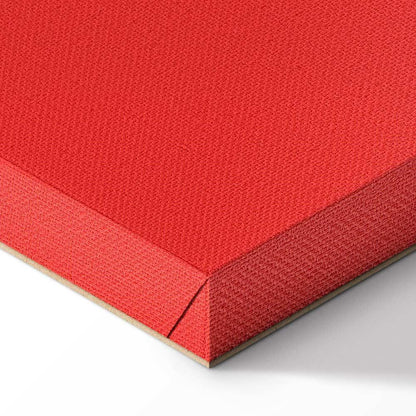 Leinwandbild - Torch Against the Backdrop of the French Flag