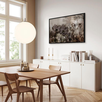 Leinwandbild - Anemones in Sepia (1 Part) Wide