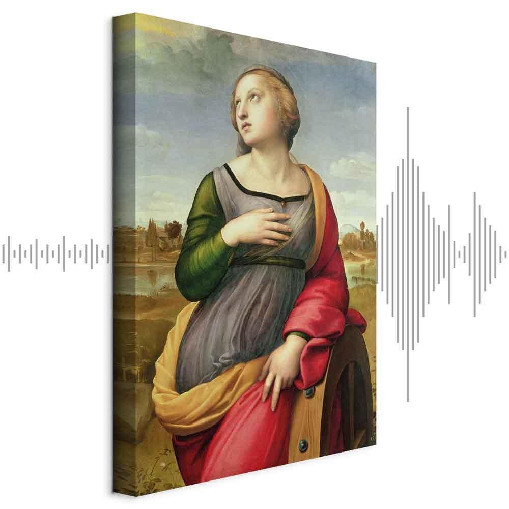 Leinwandbild - Rafael Santi – St Catherine of Alexandria