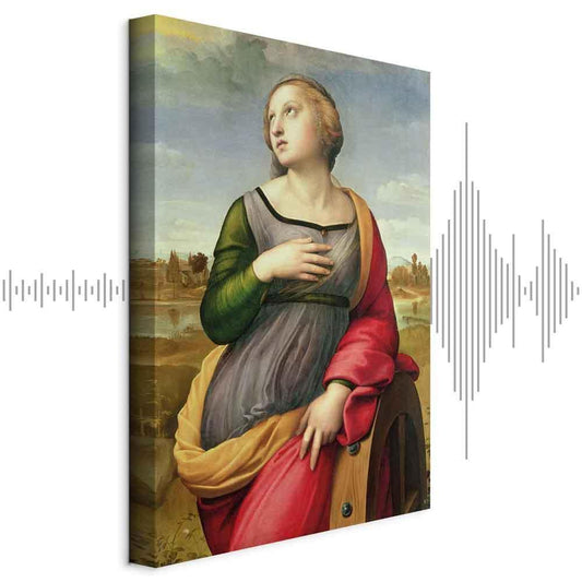 Leinwandbild - Rafael Santi – St Catherine of Alexandria