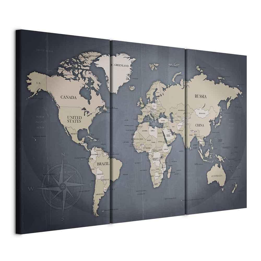 Leinwandbild - Anthracitic World