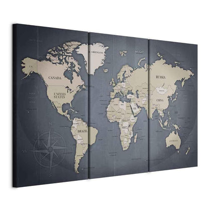 Leinwandbild - Anthracitic World