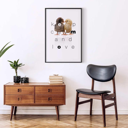 Poster - Keep Calm and Love Artgeist