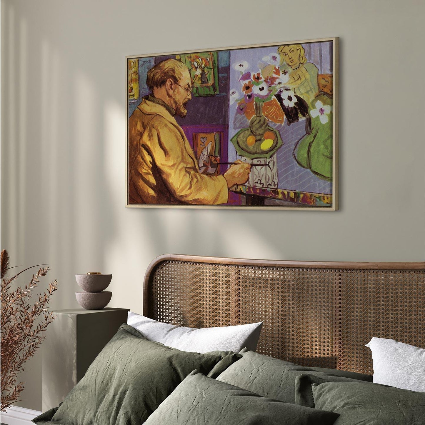 Leinwandbild - Painting by Henri Matisse (colour lithograph)
