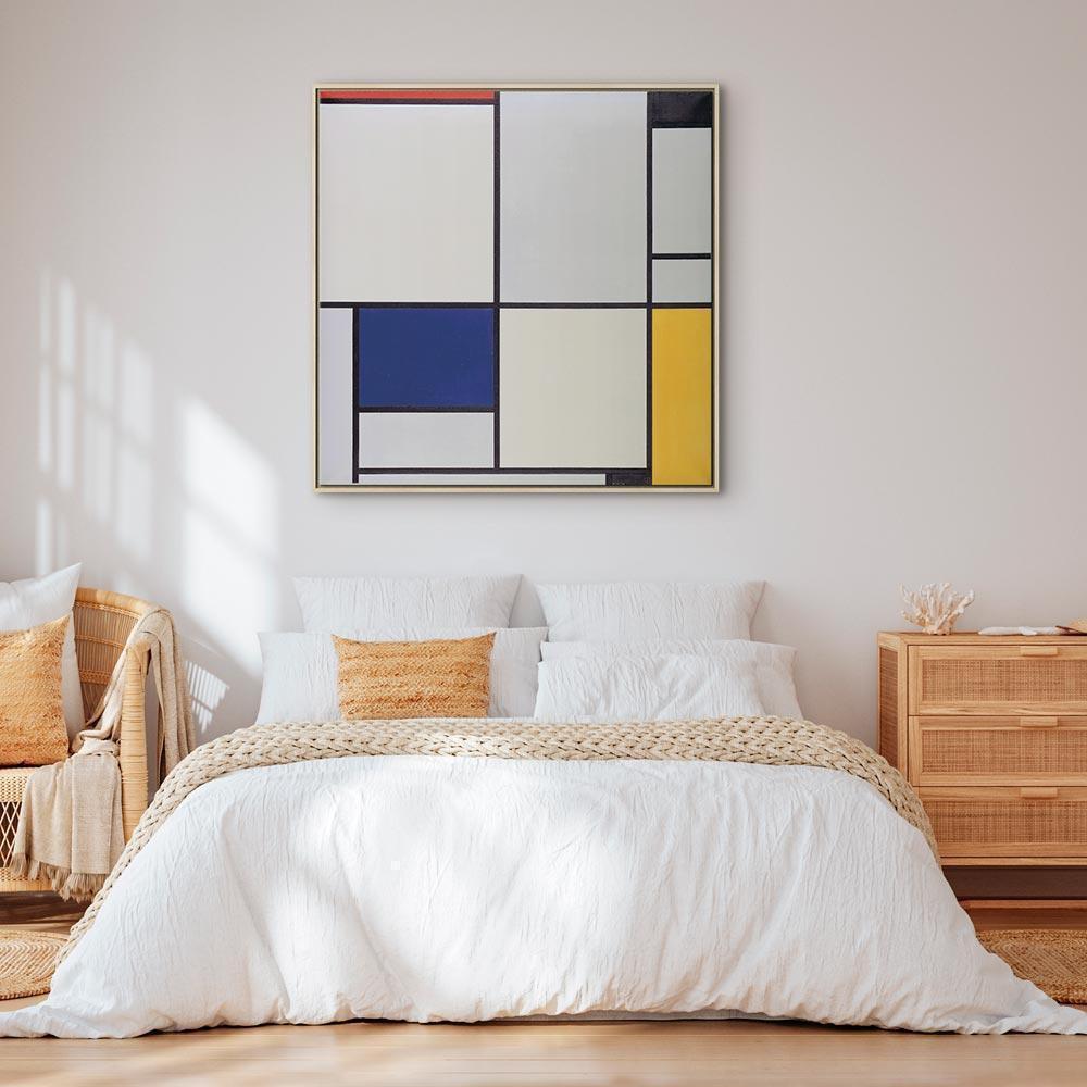 Leinwandbild - Piet Mondrian – Tableau I
