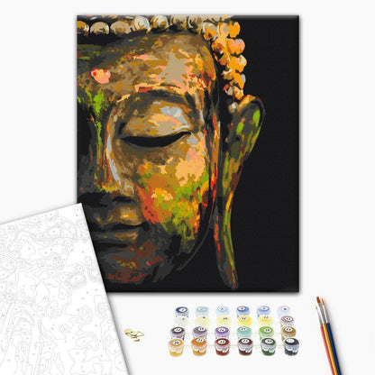 Malen nach Zahlen - Buddha in the Shade