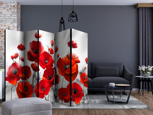 Paravent - Poppies in the Moonlight II Artgeist