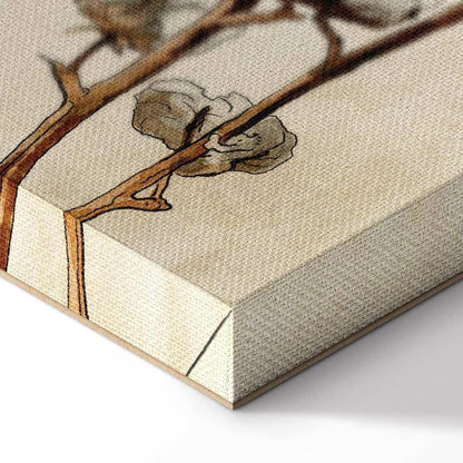 Leinwandbild - Cotton Branches (1 Part) Vertical