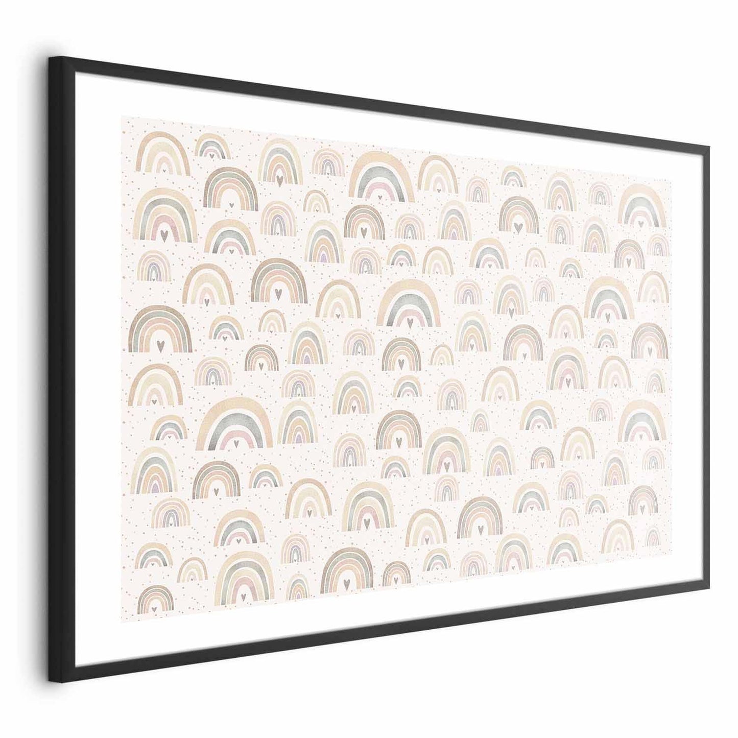 Poster - Rainbows and Hearts Artgeist
