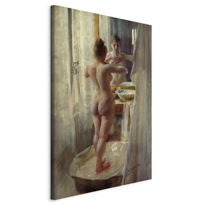 Leinwandbild - At the Bathtub Artgeist