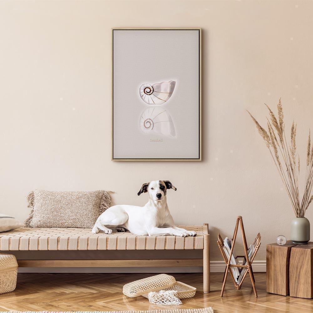 Leinwandbild - Ceramic Shell (1 Part) Vertical