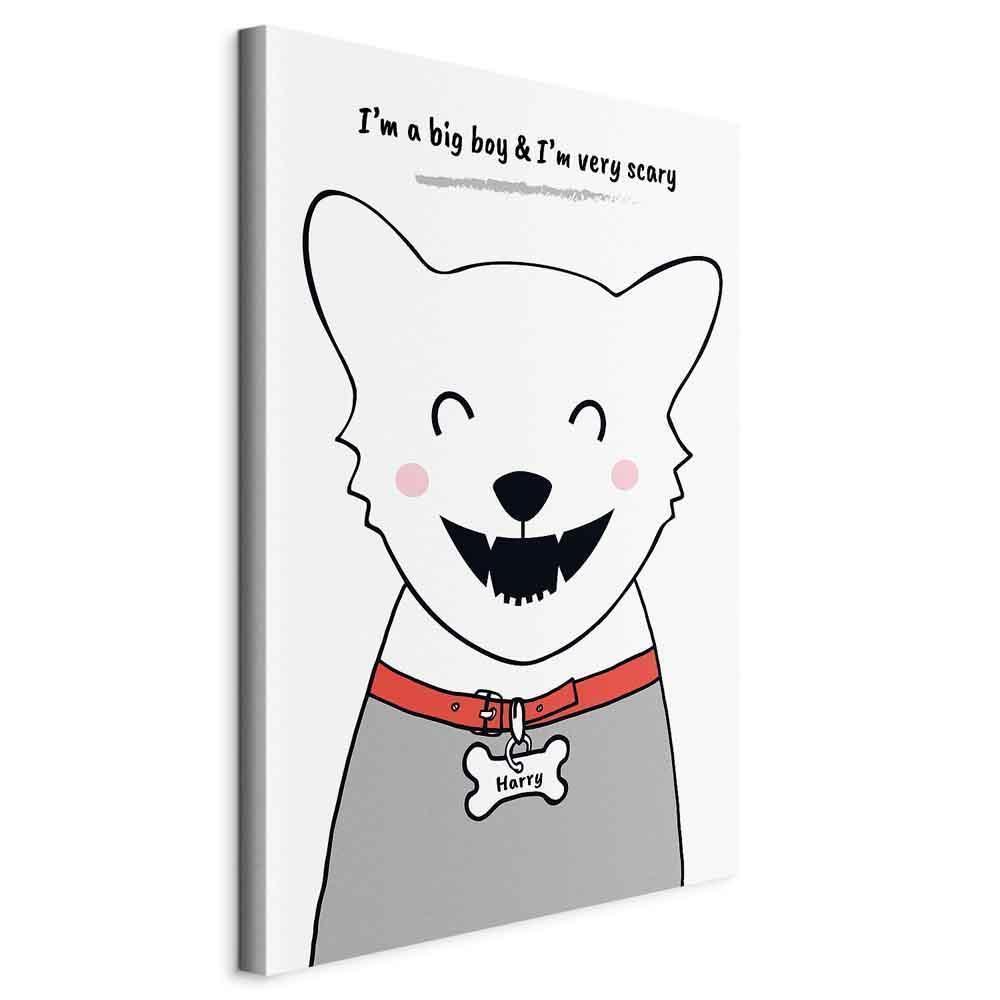 Leinwandbild - Doggy Harry (1 Part) Vertical