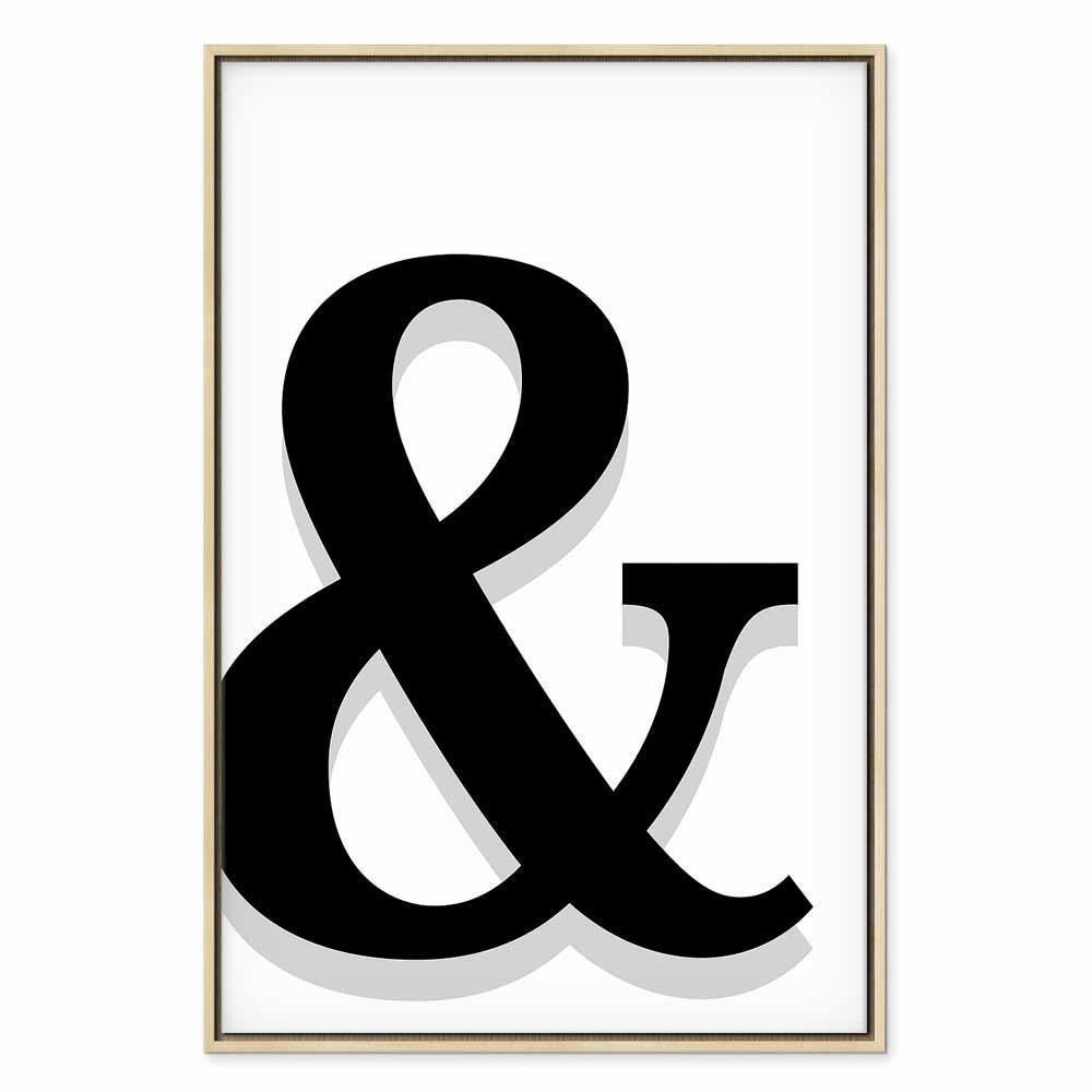 Leinwandbild - Decorative Letter (1 Part) Vertical