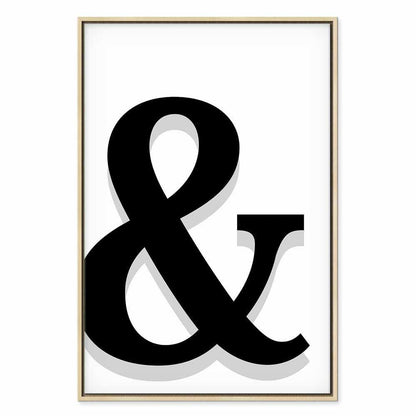 Leinwandbild - Decorative Letter (1 Part) Vertical