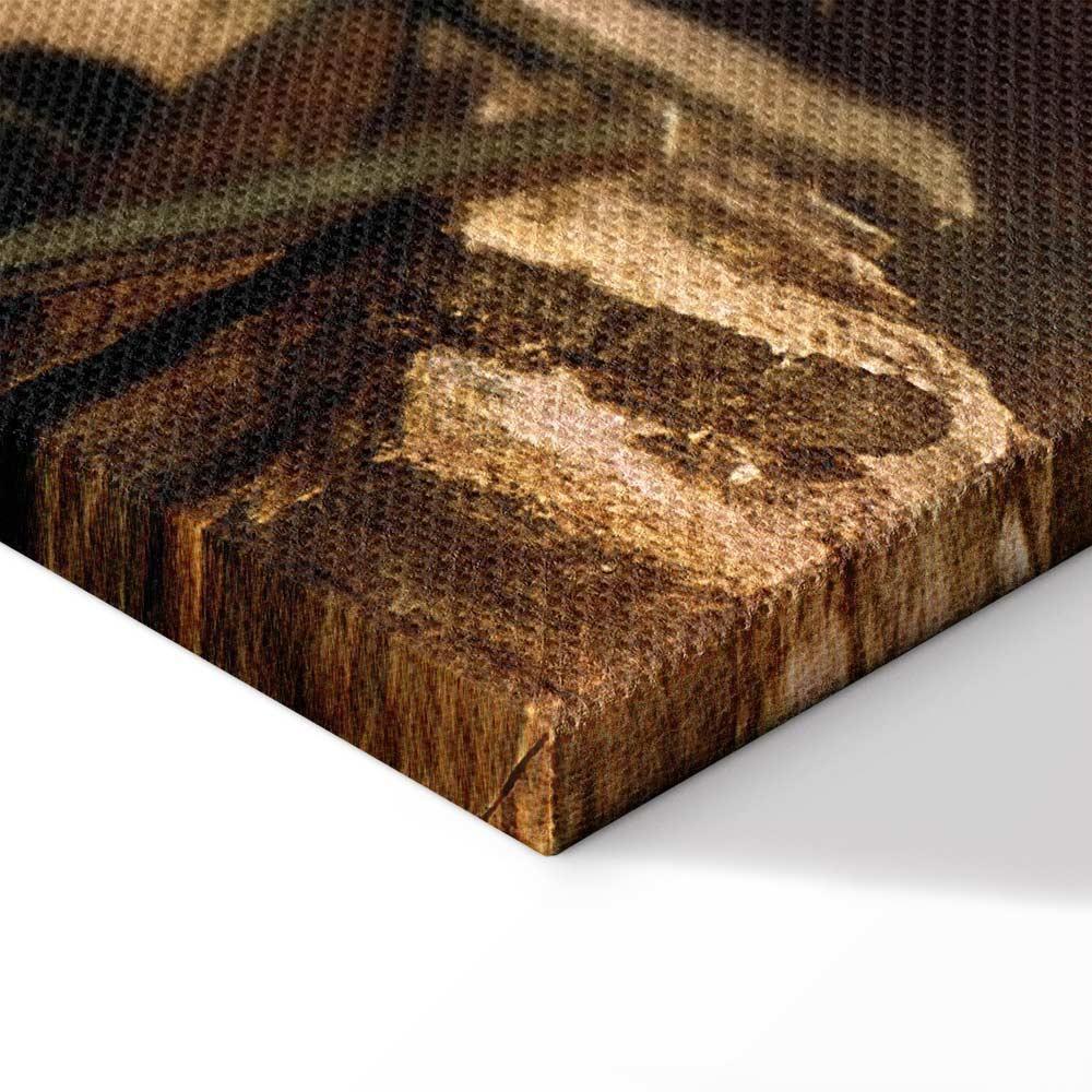 Leinwandbild - Carl Spitzweg – Im Dachstübchen