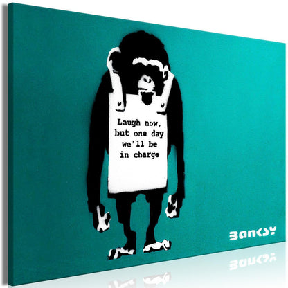 Leinwandbild - Angry Monkey (1 Part) Vertical Artgeist