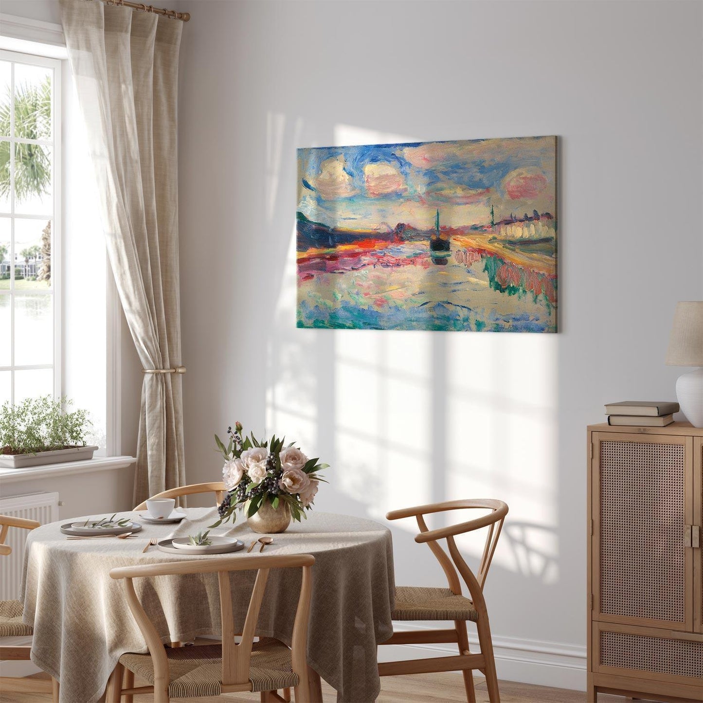 Leinwandbild - Henri Matisse – Canal du Midi