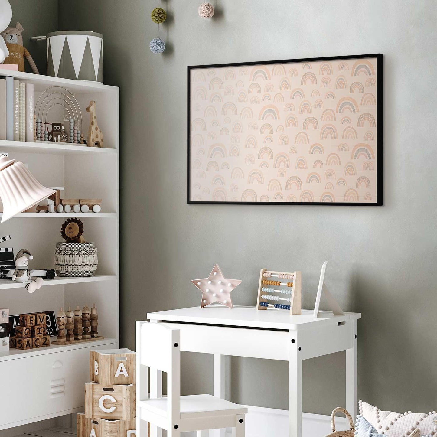 Poster - Pastel Rainbows