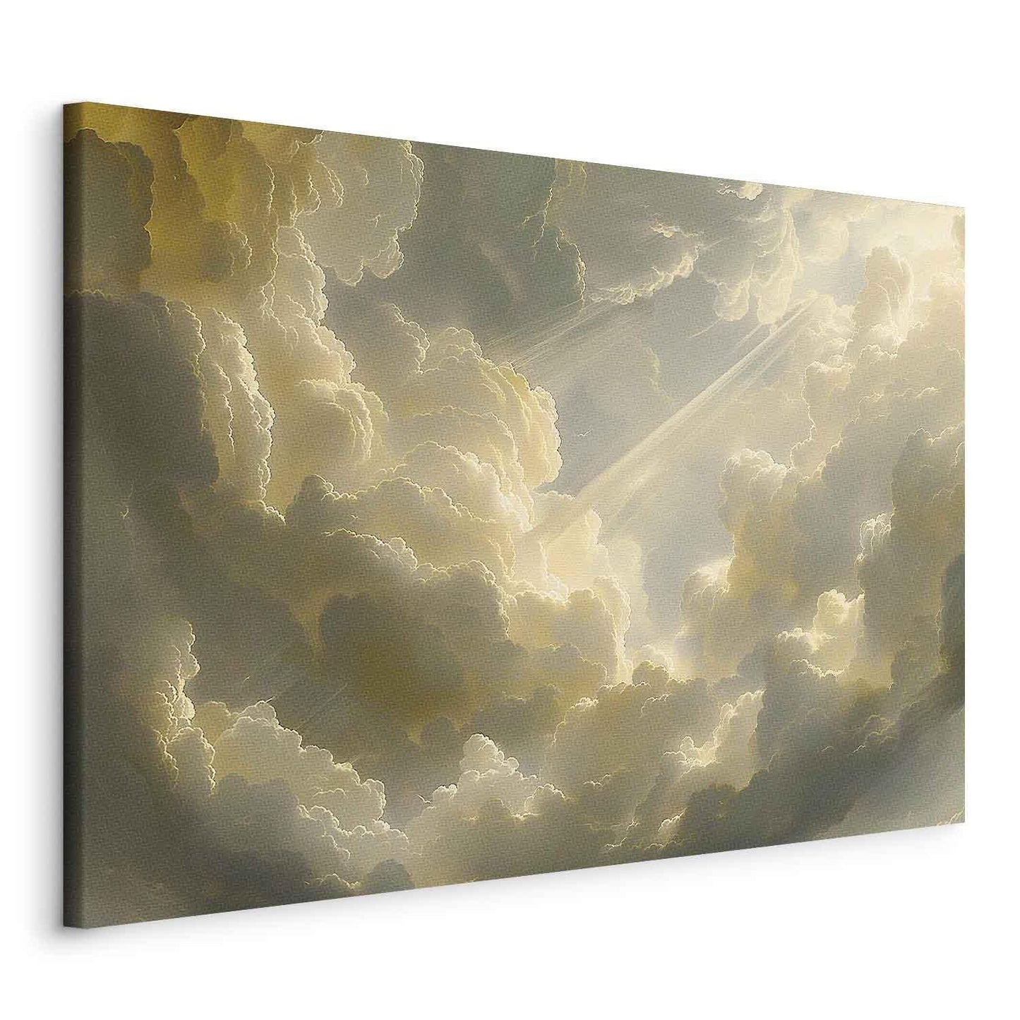 Leinwandbild - Enchanting Play of Colors Against a Backdrop of Clouds Artgeist