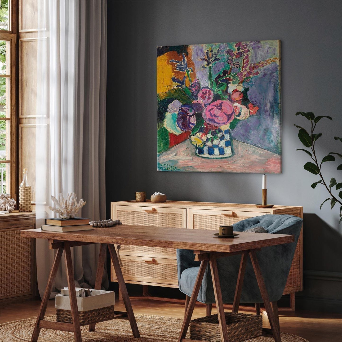 Leinwandbild - Henri Matisse – Peonies