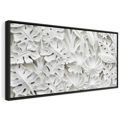 Wandbild Alabaster Garden – Elegantes Blumenmotiv in zarten Farben