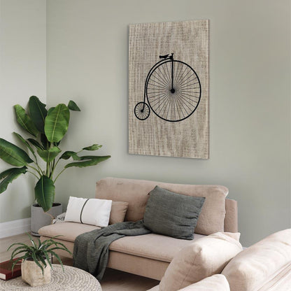 Leinwandbild - Vintage Bicycle (1 Part) Vertical