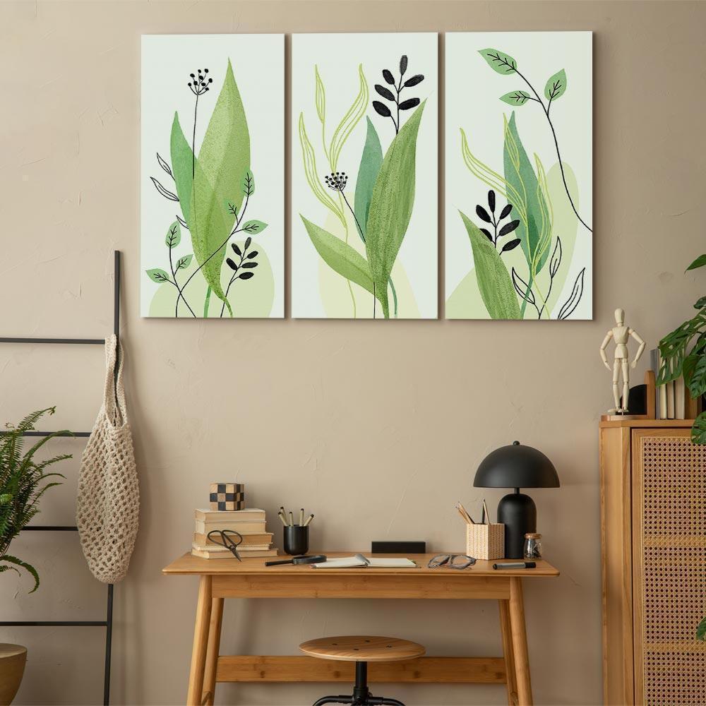 Leinwandbild - Green Day (3 Parts)