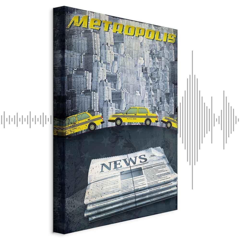 Leinwandbild - Metropolis (1 Part) Vertical