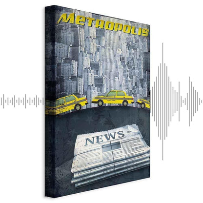 Leinwandbild - Metropolis (1 Part) Vertical