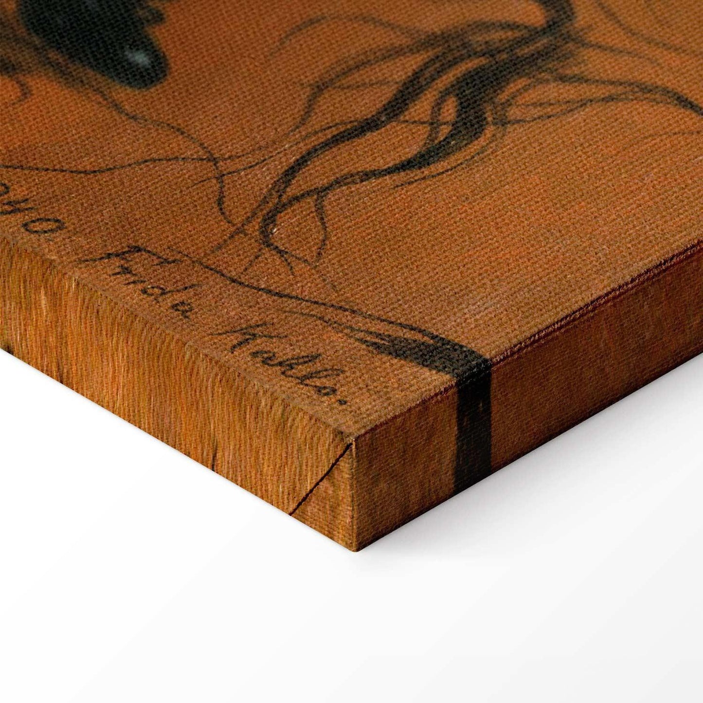 Leinwandbild - Frida Kahlo – Self-Portrait with Cropped Hair