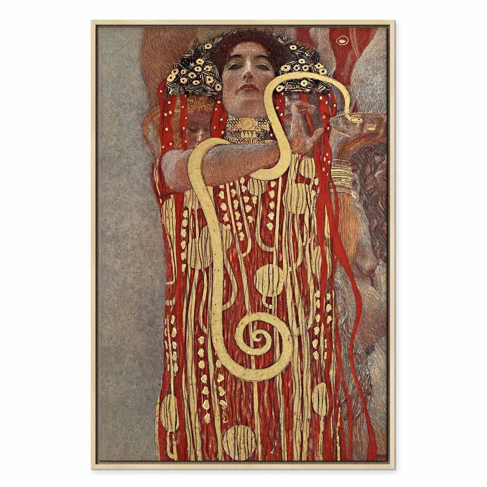 Leinwandbild - Gustav Klimt – Medicine (Hygiea)