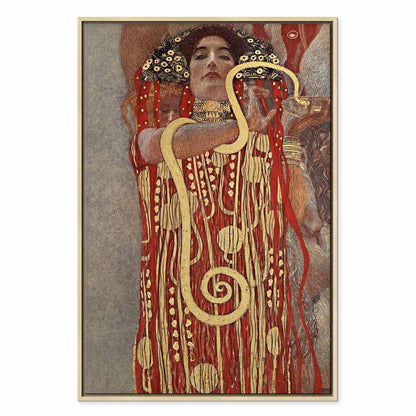 Leinwandbild - Gustav Klimt – Medicine (Hygiea)