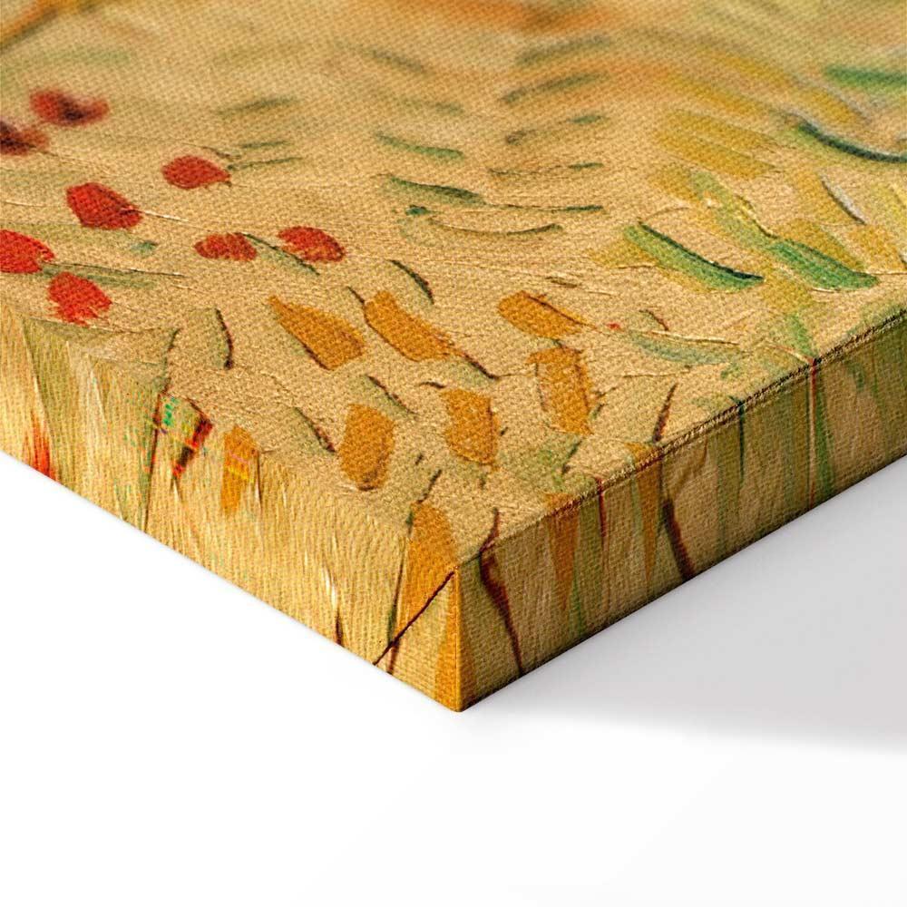 Leinwandbild - Vincent van Gogh – Fields with Poppies