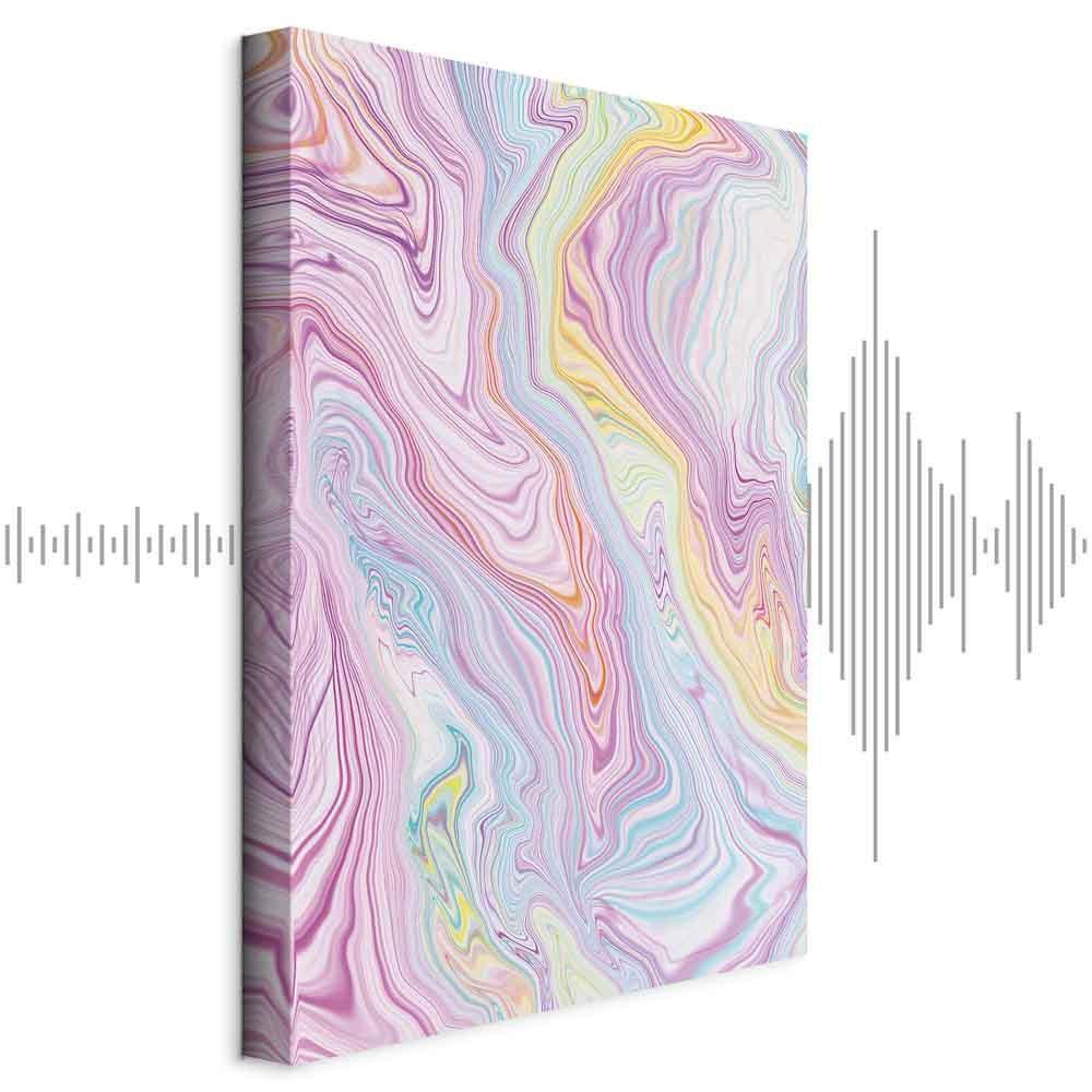 Leinwandbild - Colorful Dream - Abstract Shapes in Pastel Colors