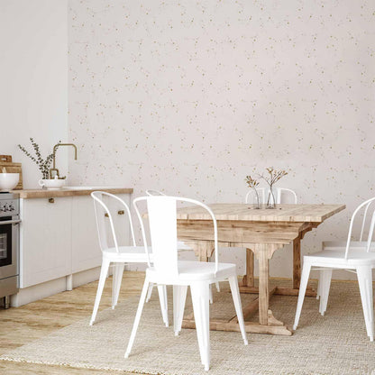 Tapete - Star Map - Delicate Constellations in Warm Shades