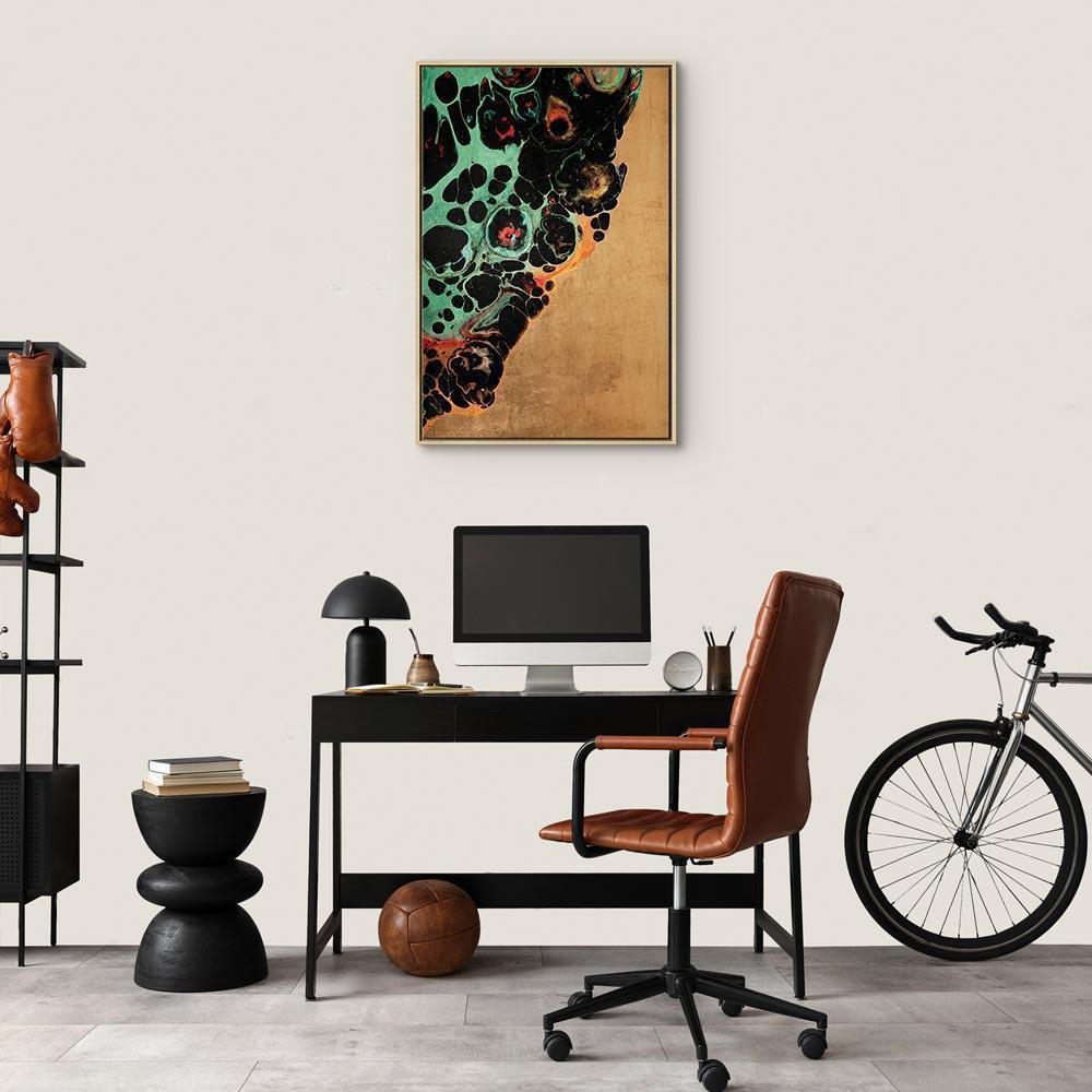 Leinwandbild - Composition of Micro Shapes (1-part) - Abstract Forms of Colors