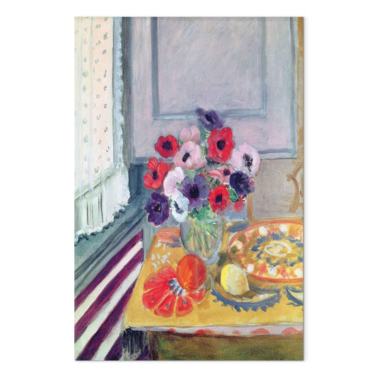 Leinwandbild - Henri Matisse – Still Life with Anemones