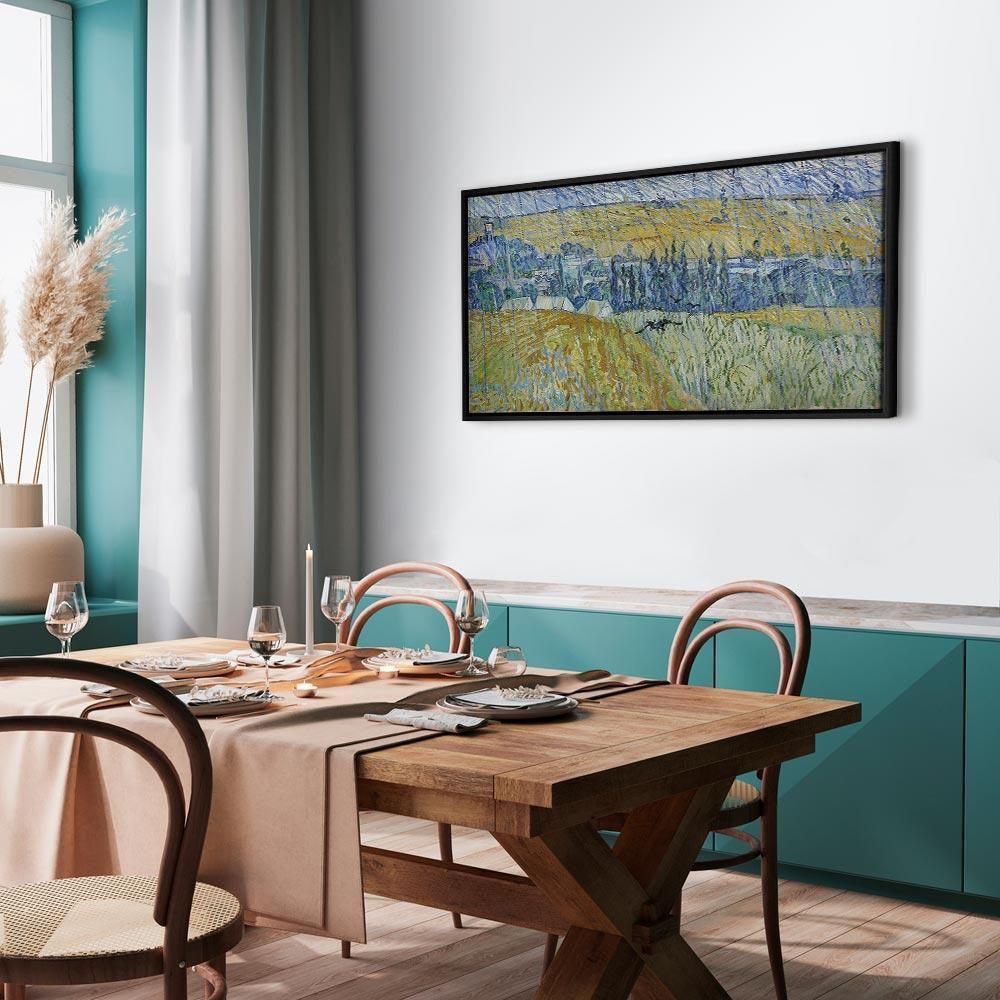 Leinwandbild - Vincent Van Gogh – Auvers in the Rain