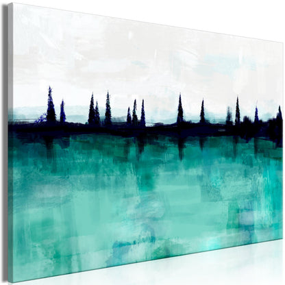 Leinwandbild - Mountain Lake (1 Part) Wide Artgeist