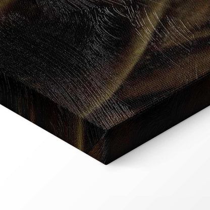 Leinwandbild - Frida Kahlo – Self-Portrait with Bonito