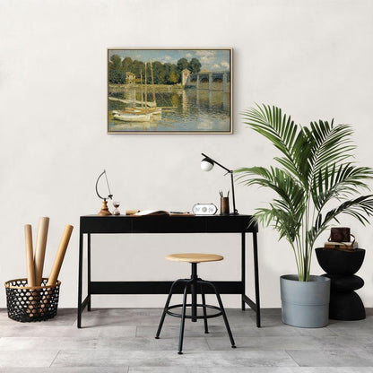 Leinwandbild - Claude Monet – Bridge at Argenteuil