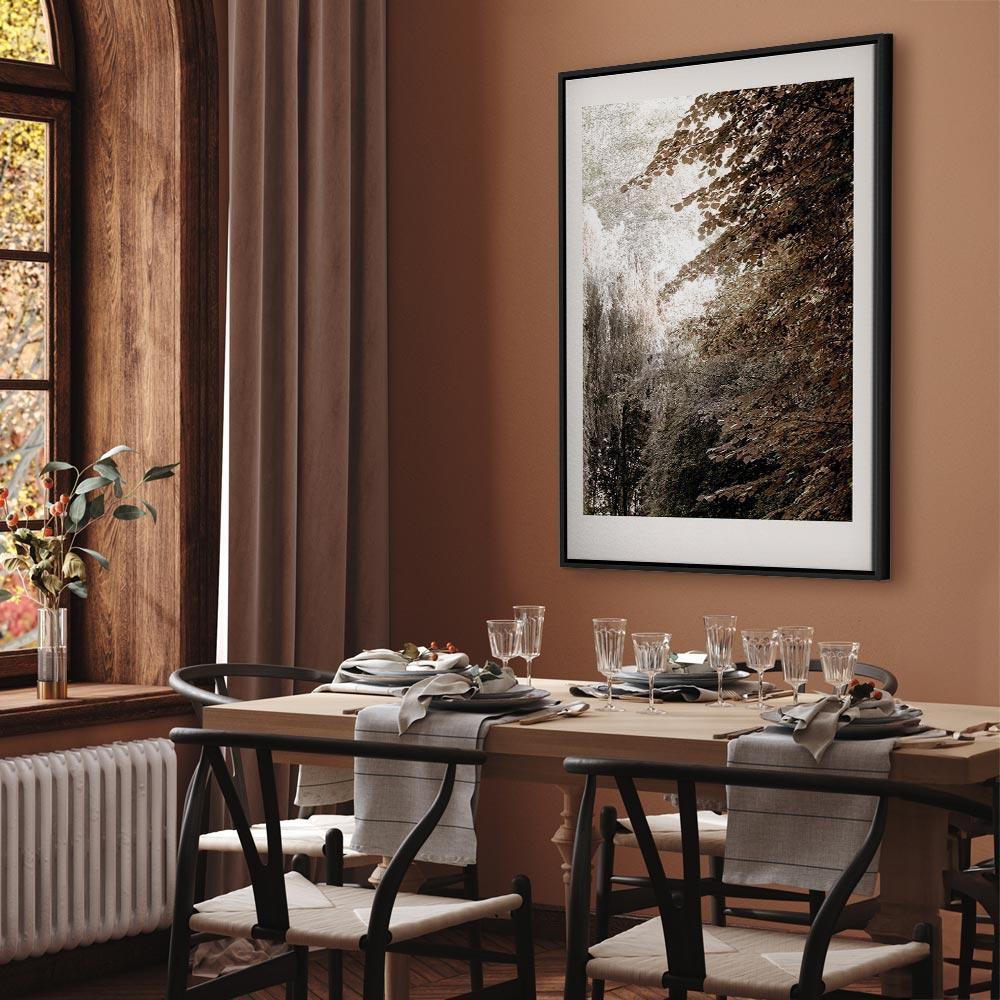 Leinwandbild - Sepia Park (1 Part) Vertical