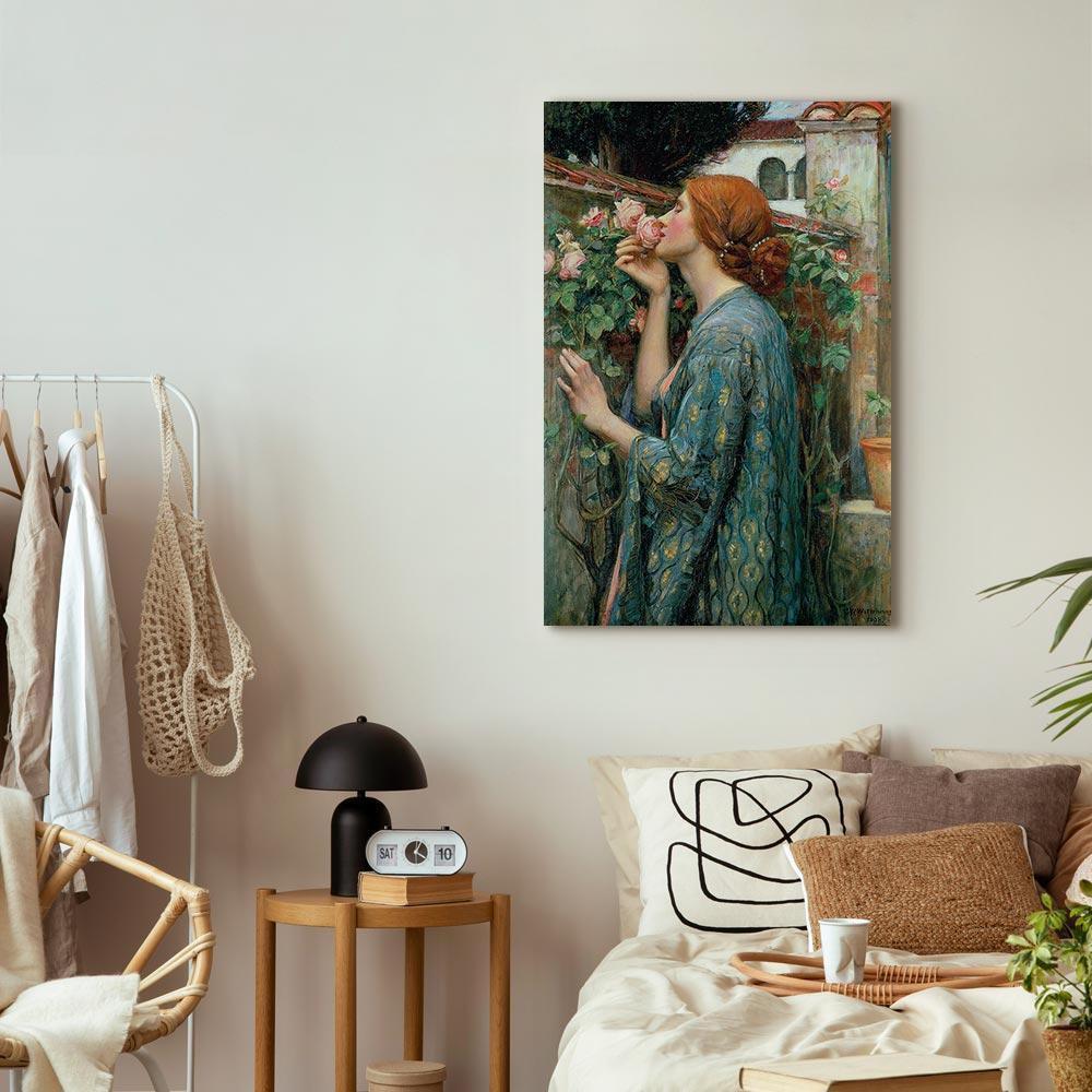 Leinwandbild - John William Waterhouse – The Soul of the Rose