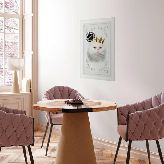 Poster - Cat King Artgeist